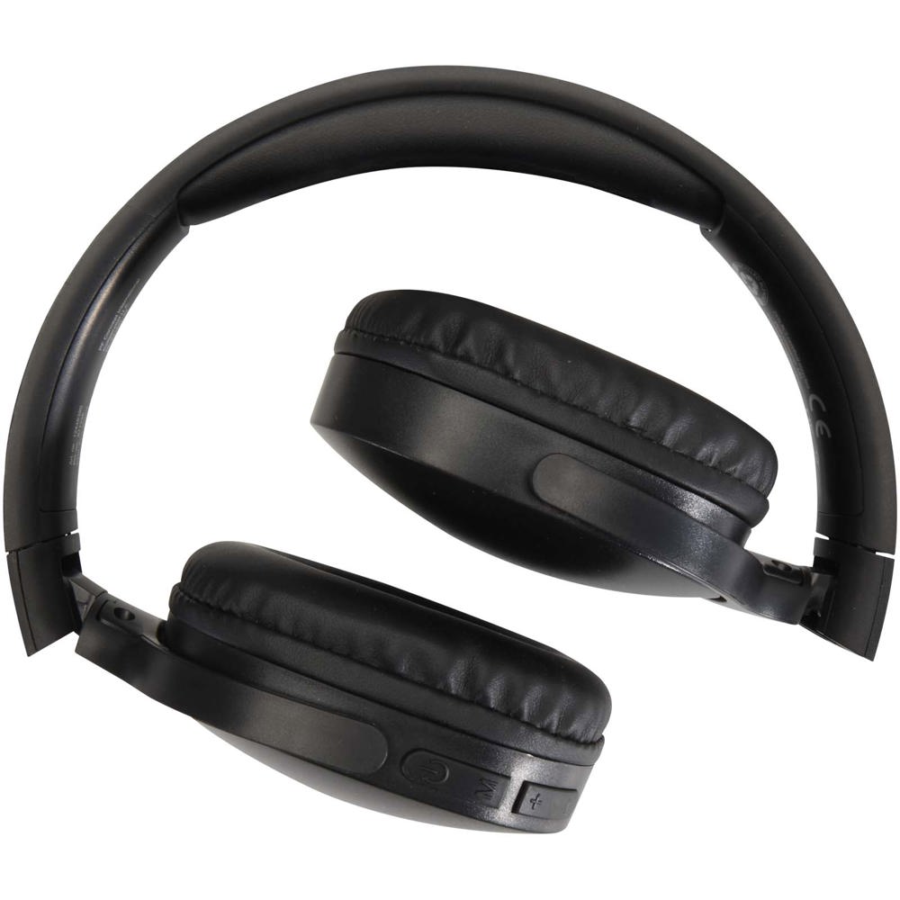 Ancha gerecycleerde plastic draadloze Bluetooth®-hoofdtelefoon over-ear