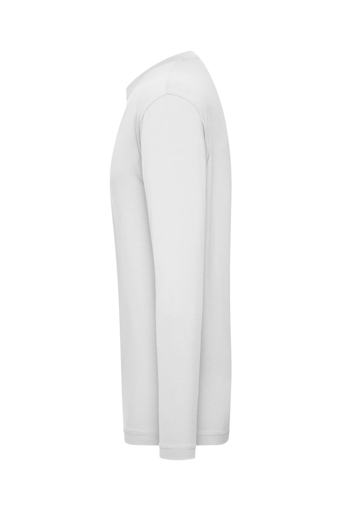 Men's BIO Stretch-Longsleeve Work - SOLID -   OCS Blended