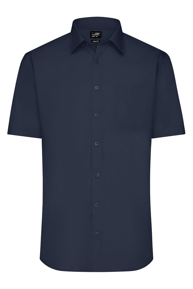 Men's Shirt Short-Sleeved Poplin