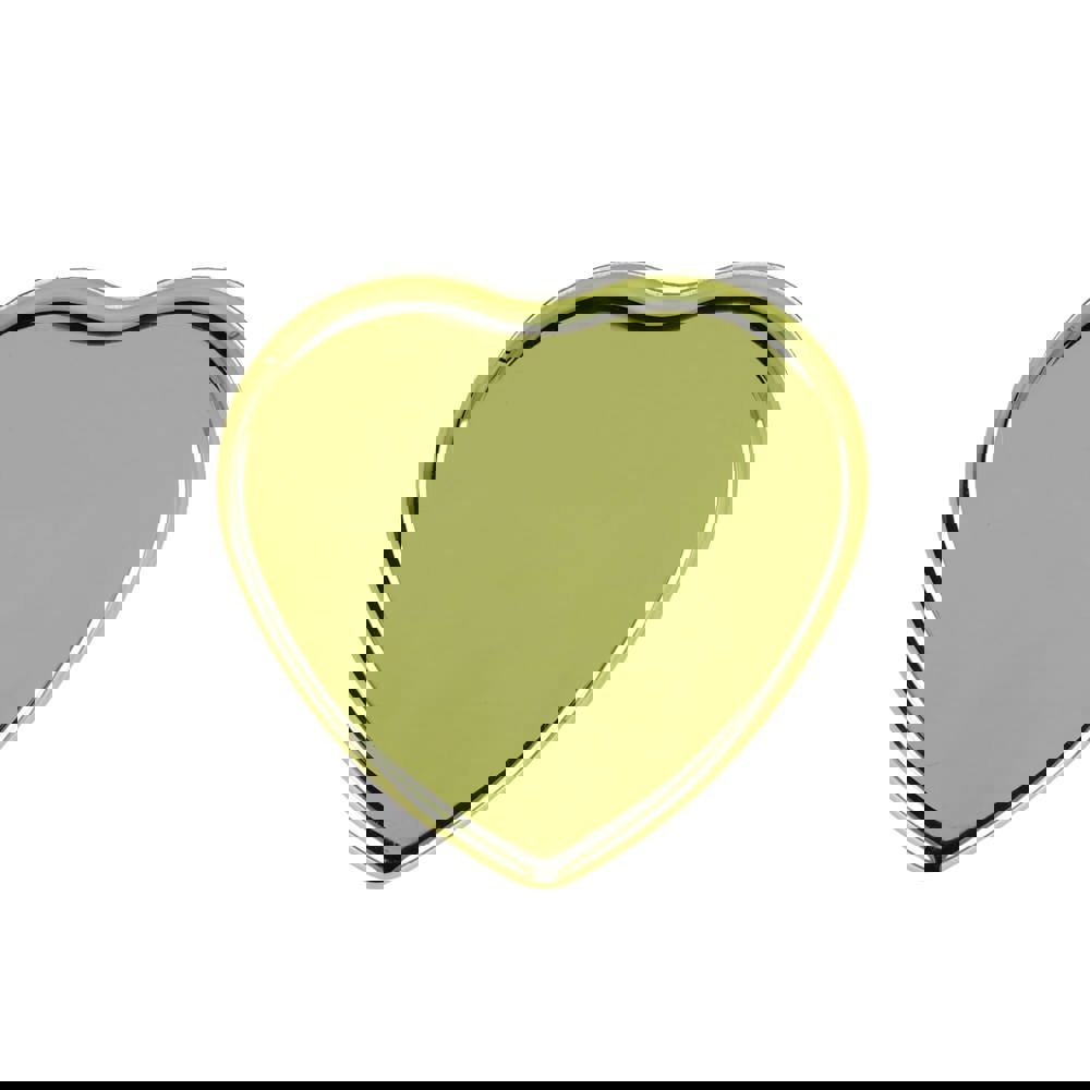 Platte metallic lippenbalsem in hartvorm