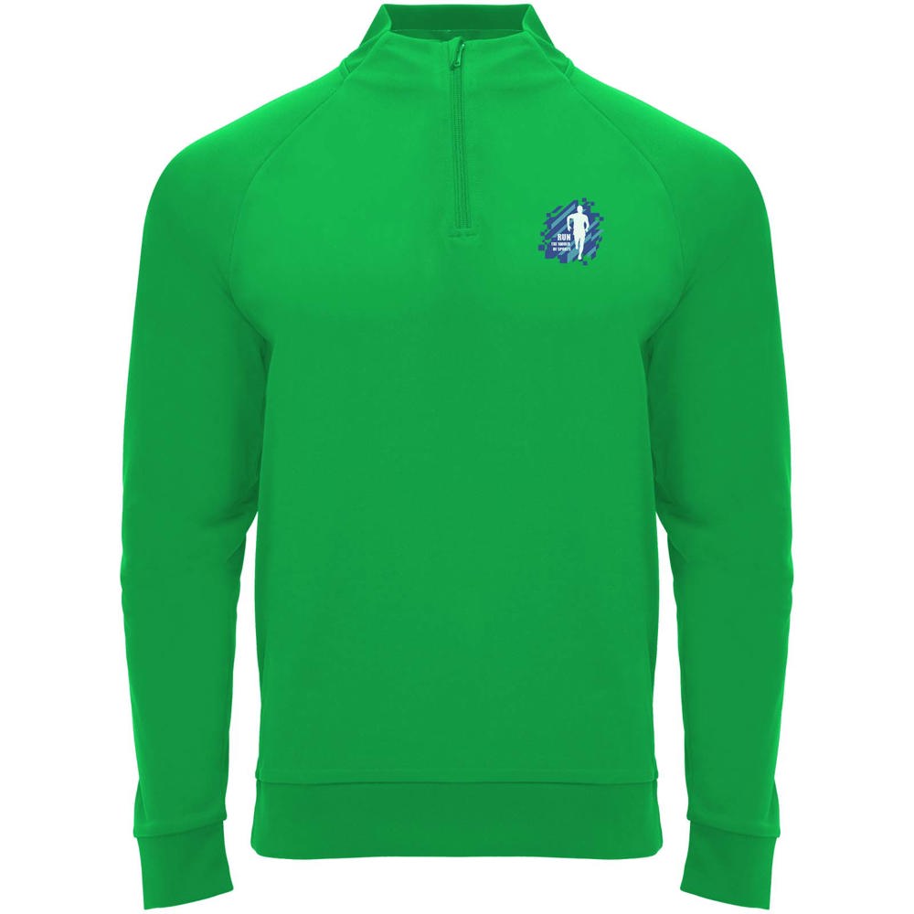 Epiro 200 g/m² unisex sweatshirt met lange mouwen en kwartrits
