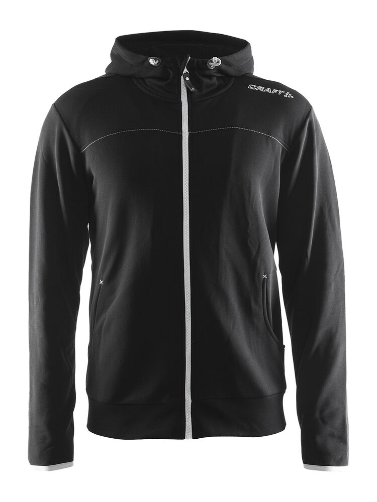 Craft - Leisure Full Zip Hood M - Black