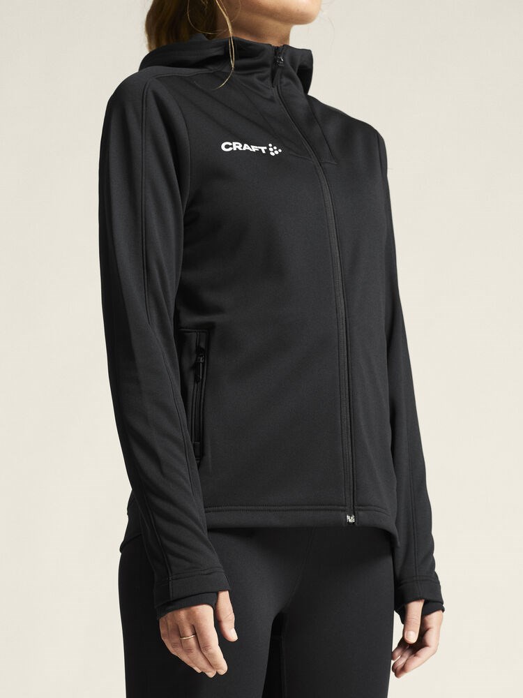 Craft - Evolve 2.0 Brushed Hood Jacket W Black XL