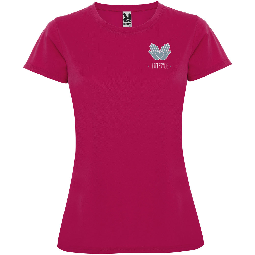 Montecarlo sportshirt met korte mouwen voor dames