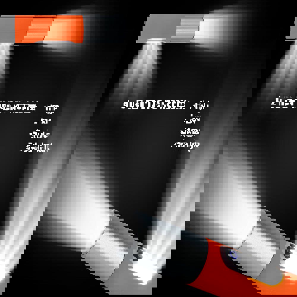 Oplaadbare 10 W LED-zaklamp met zoomfunctie 300 lm