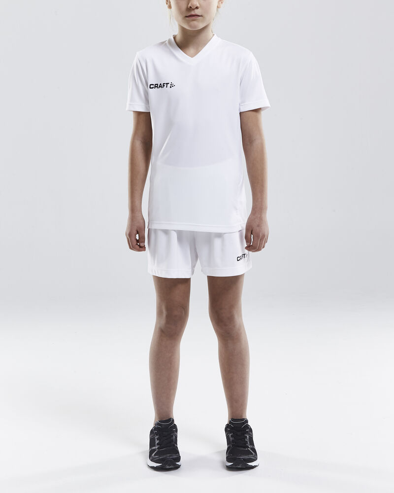 Craft - Squad Go Short Solid Jr White 158/164