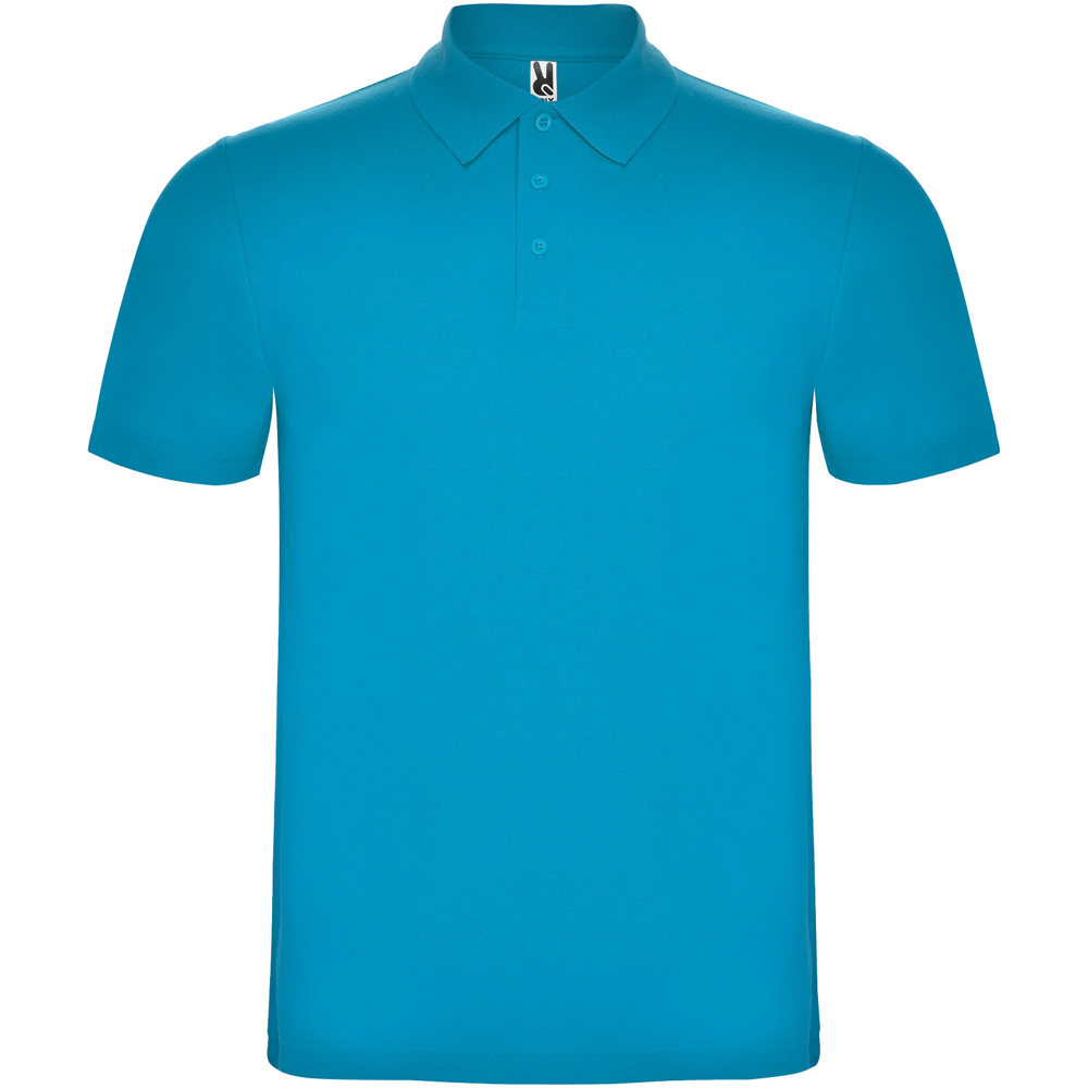 Austral unisex polo met korte mouwen - Turkoois