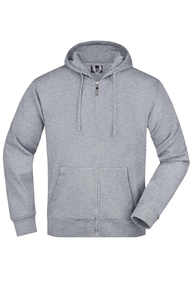 Men's Hooded Jacket - Heather-grijs (ca. Pantone 442C)