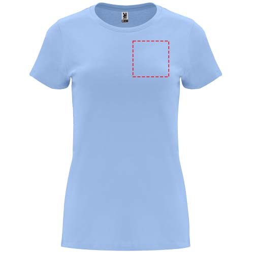 Capri 170 g/m² damesshirt met korte mouwen