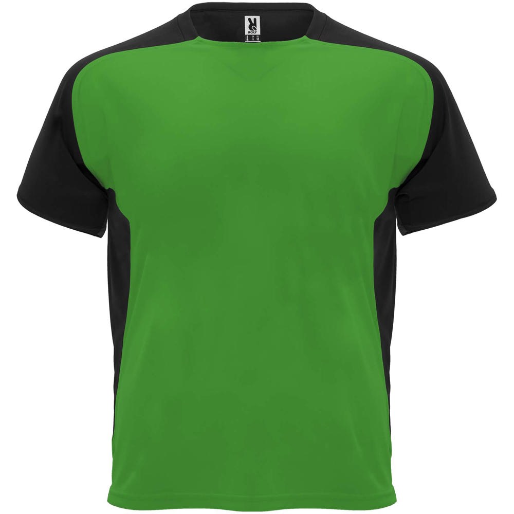 Bugatti sportshirt met korte mouwen voor kinderen - Varen groen, Wit