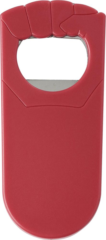 Kunststof flessenopener Tay - Rood