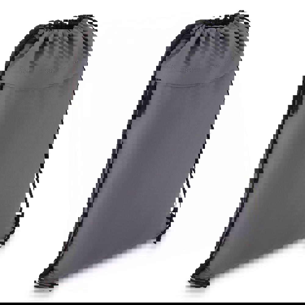 PU gecoorde 600D gerecycled PET trekkoordtas 33 x 42 cm