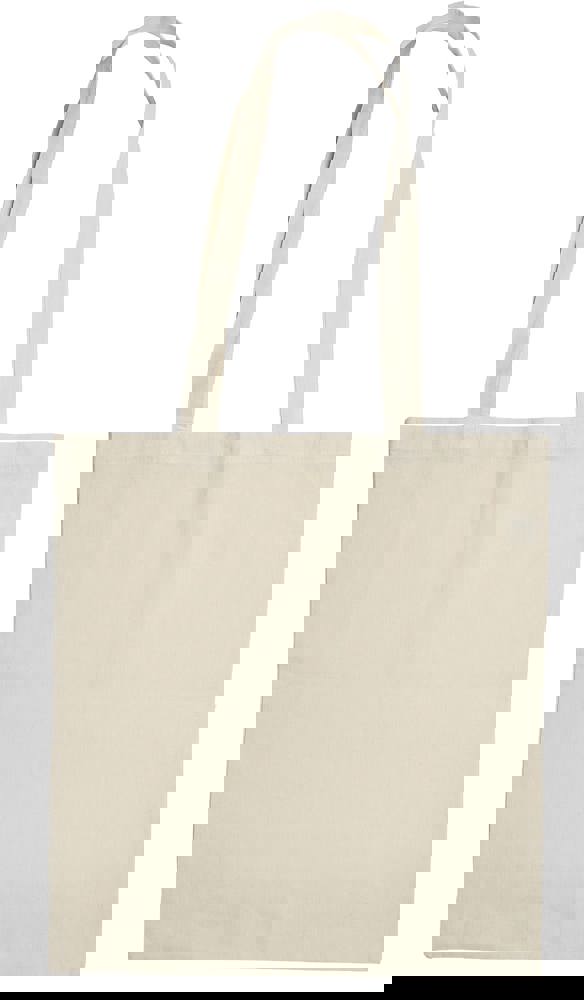 Biologisch katoenen tas met lange hengsels, 135 gr/m²