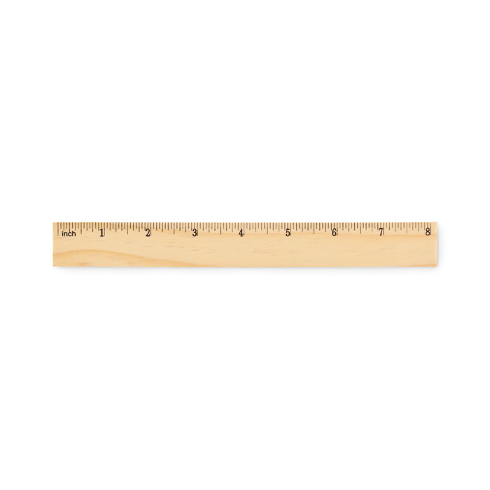 RULER20 - Houten liniaal 20cm