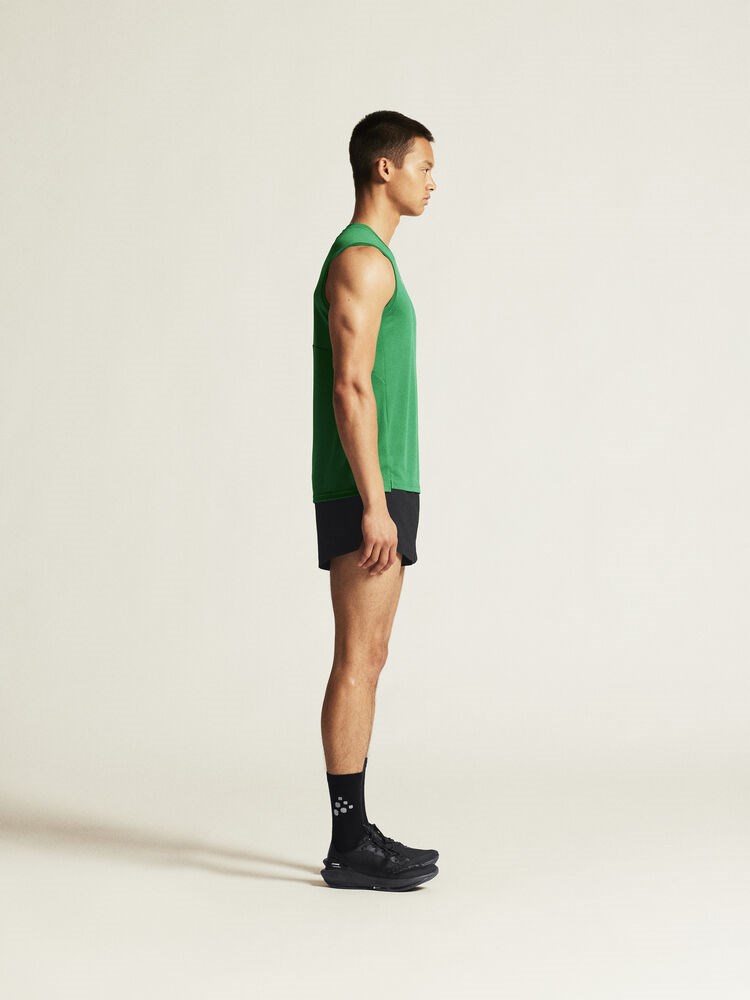 Craft - Rush 2.0 Singlet M Team Green L