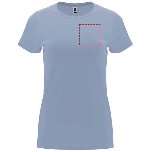Capri 170 g/m² damesshirt met korte mouwen