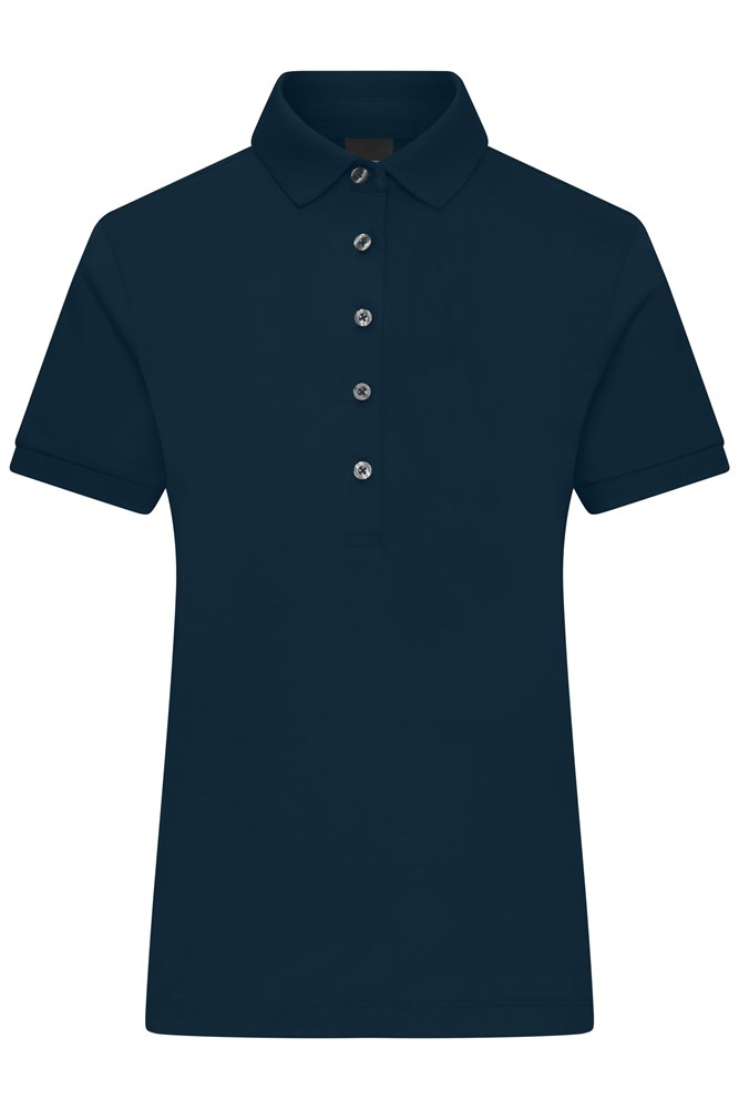 Ladies' Mercerised Polo - Navy (ca. Pantone 296C)