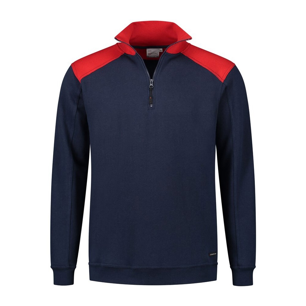 Santino Zipsweater Tokyo - Real Navy / Red