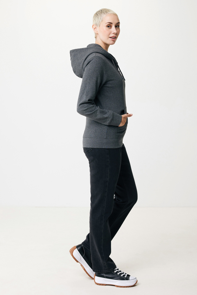 IQONIQ Abisko gerecycled katoen hoodie met rits
