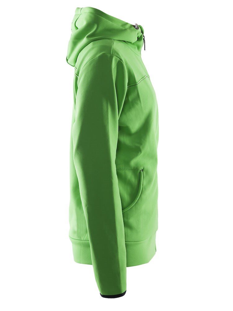 Craft - Leisure Full Zip Hood W Craft Creen/Black/Grey Melange XS