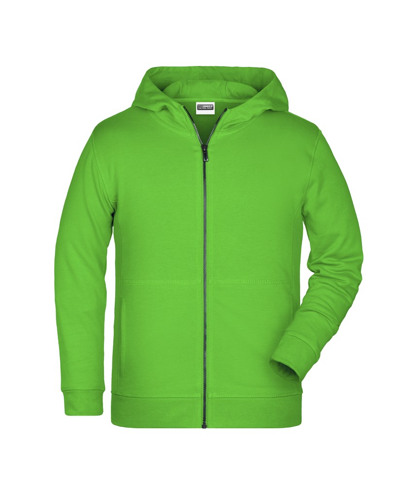 Children's Zip Hoody OCS Blended & RCS - Lime (ca. Pantone 360C)
