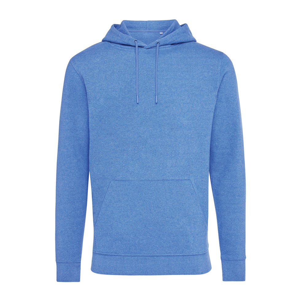 IQONIQ Torres gerecycled katoen hoodie ongeverfd - heather blue (± PMS heather blue)