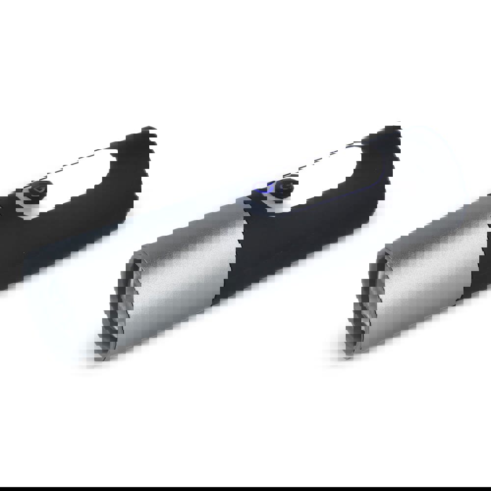 Oplaadbare 10 W LED-zaklamp met zoomfunctie 300 lm - zwart