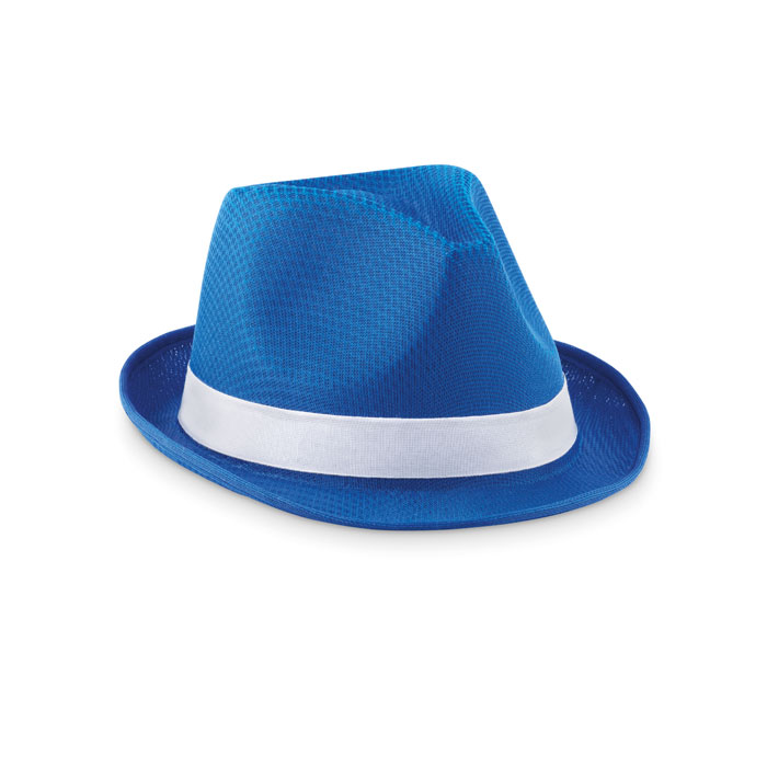 WOOGIE - Polyester zonnehoed - Royal Blauw