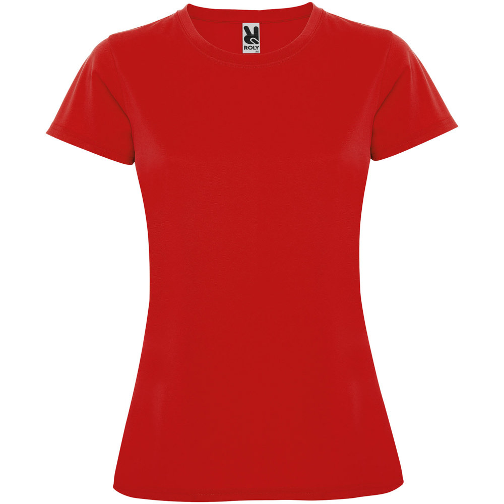Montecarlo sportshirt met korte mouwen voor dames - Rood