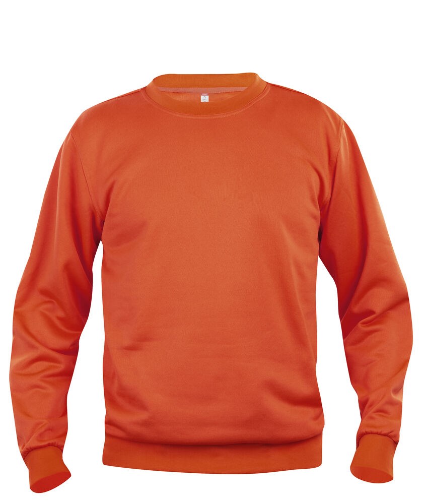 Clique - Basic Roundneck - Diep-oranje