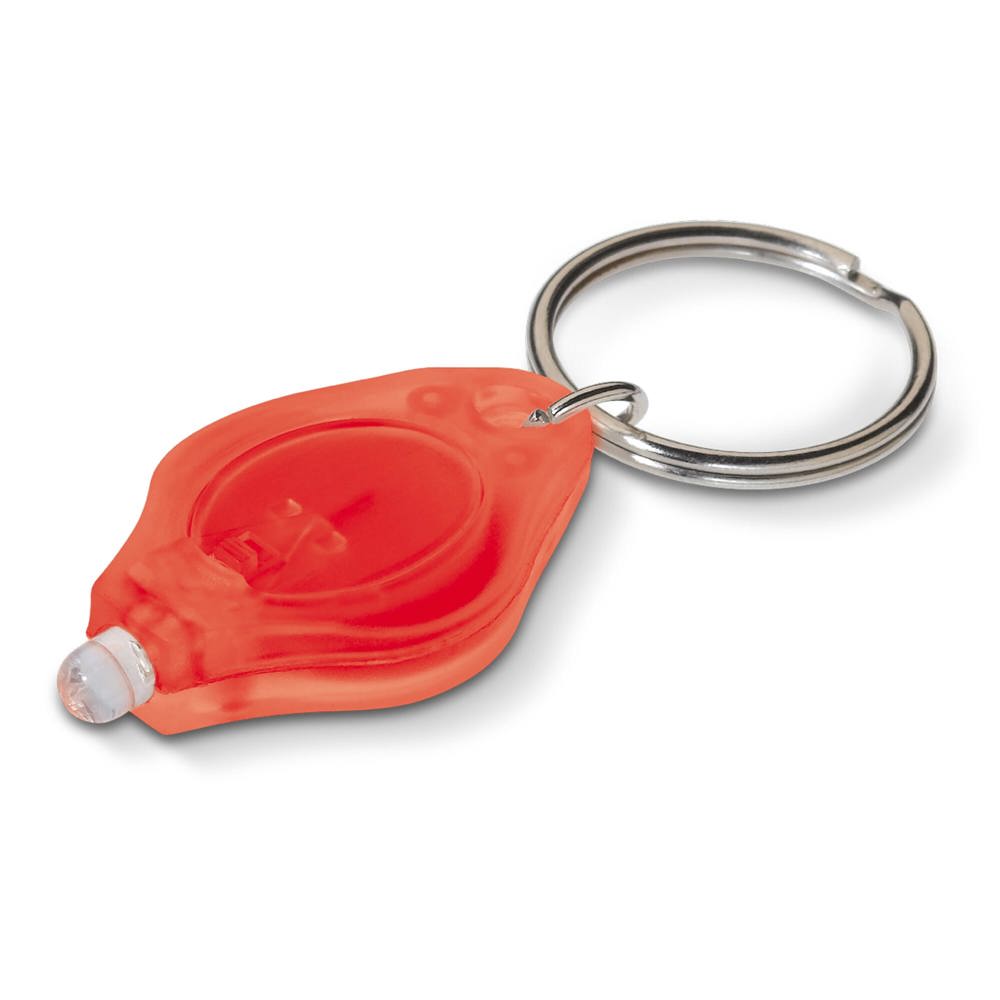 Sleutelhanger lamp - Ecru / Rood