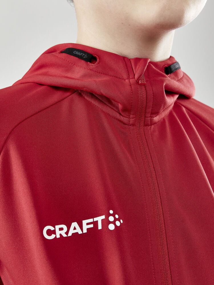 Craft - Evolve Hood Jacket Jr Bright Red 158/164