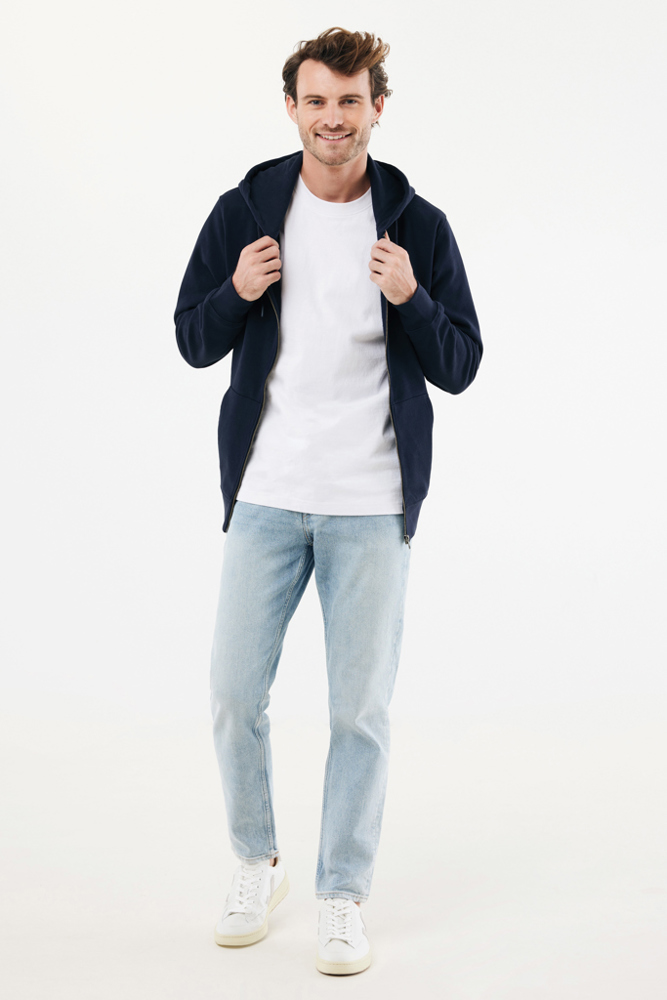 IQONIQ Abisko gerecycled katoen hoodie met rits