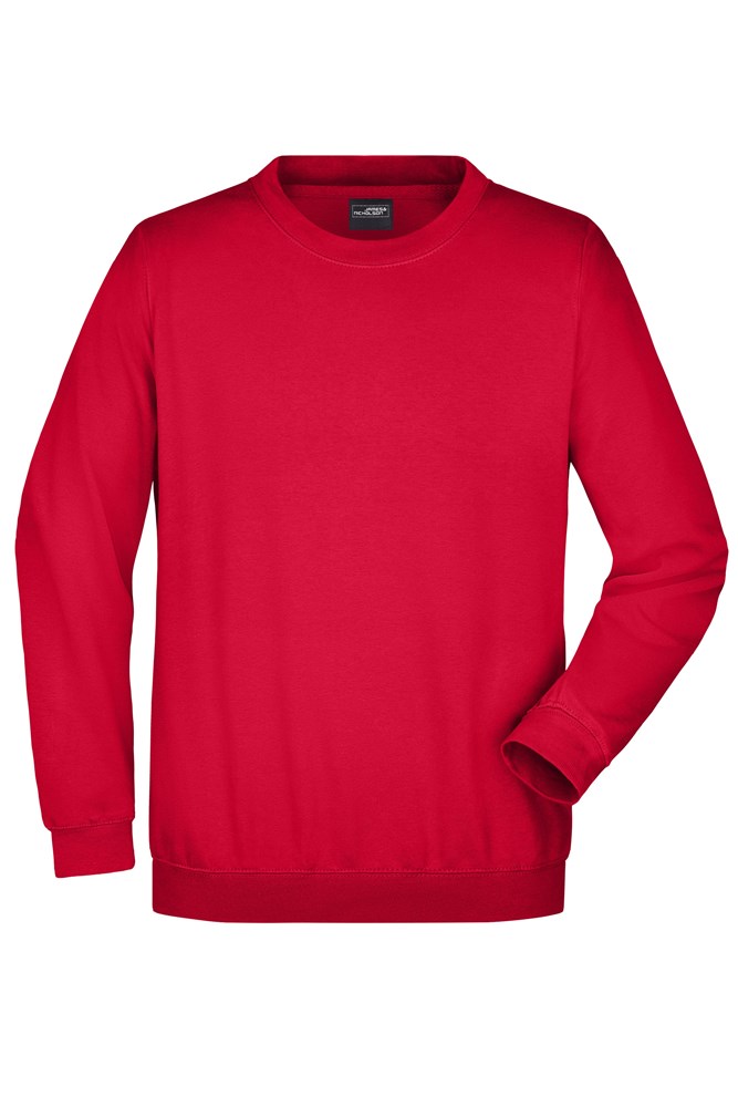 Round Sweat Heavy - Rood (ca. Pantone 200C)