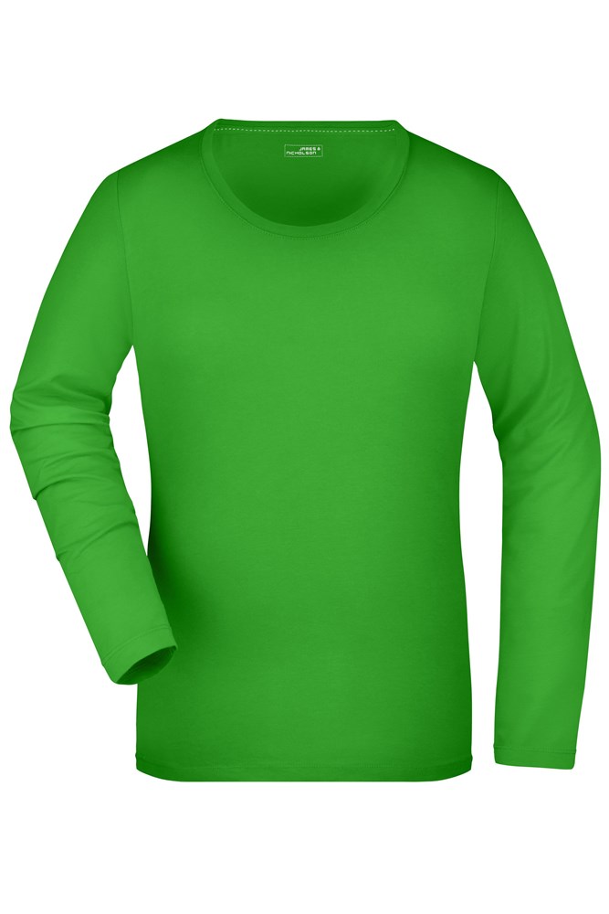 Ladies' Stretch Shirt Long-Sleeved - Lime (ca. Pantone 360C)