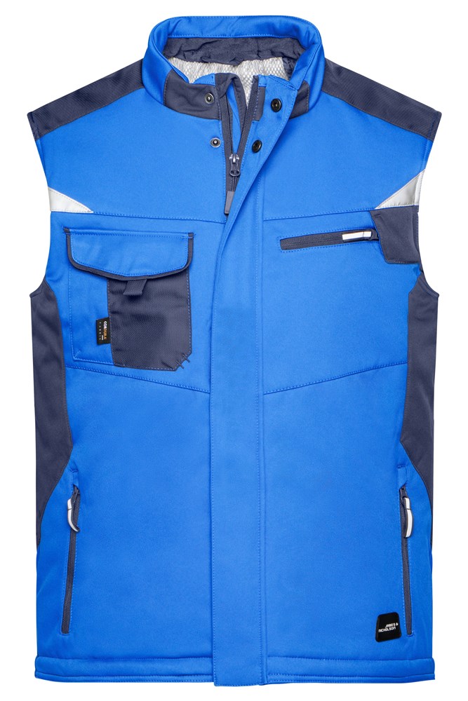 Craftsmen Softshell Vest - STRONG - - Royal/navy (ca. Pantone 285C
296C)