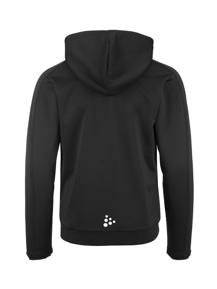 Craft - Evolve 2.0 Brushed Hood Jacket JR Black 146/152
