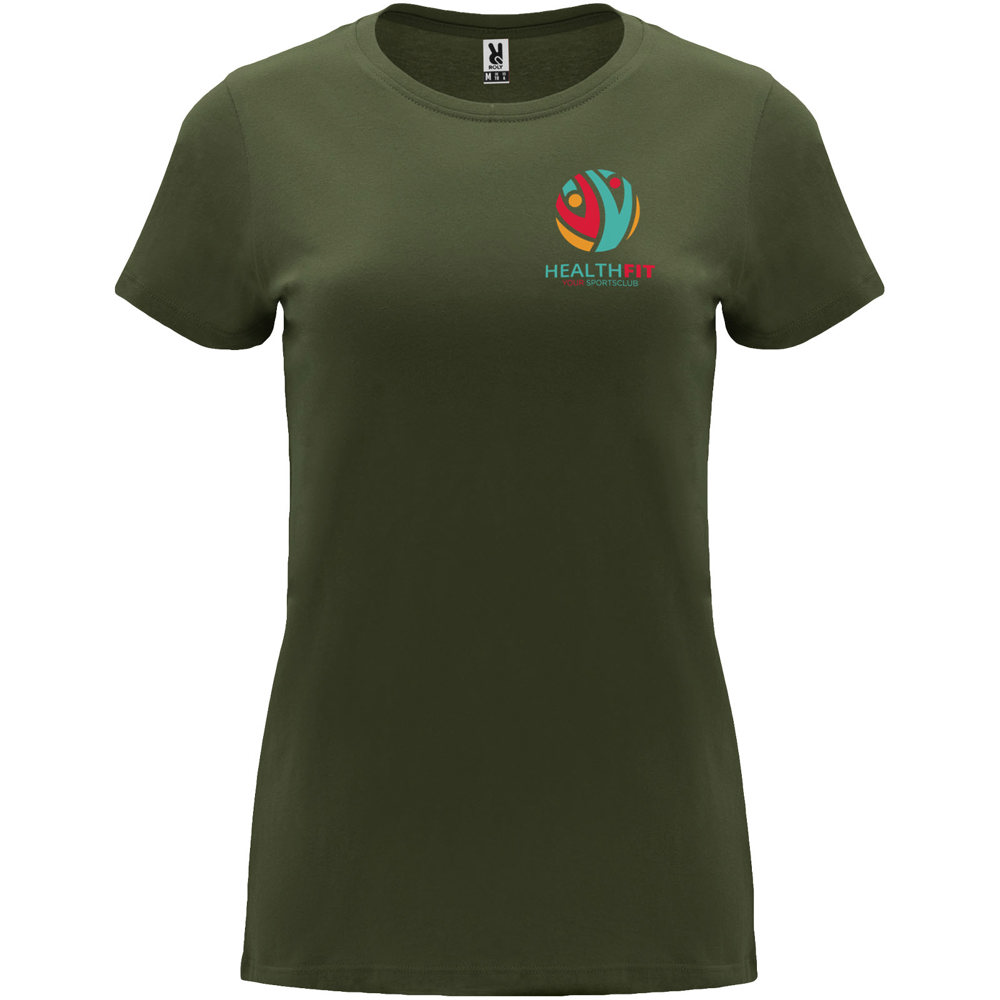 Capri 170 g/m² damesshirt met korte mouwen