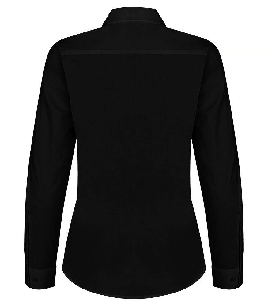 Clique - Stretch Shirt L/S Women Zwart XS