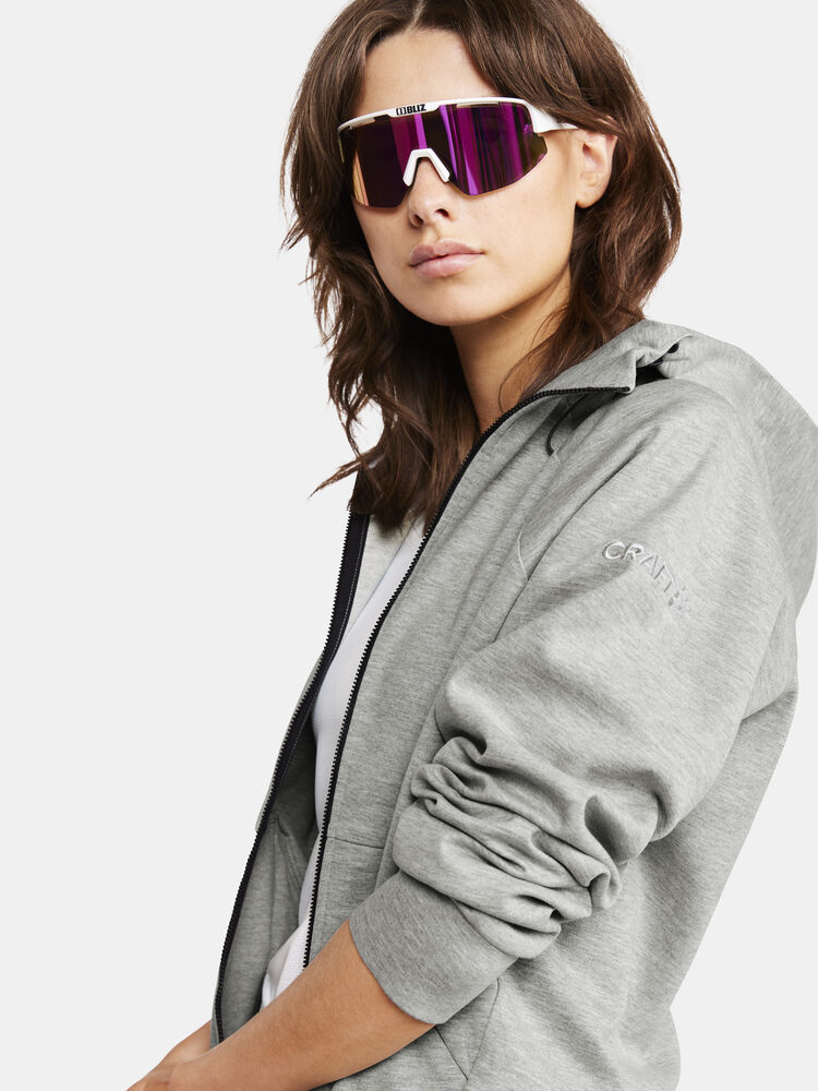 Craft - ADV Join FZ Hoodie W Grey Melange L