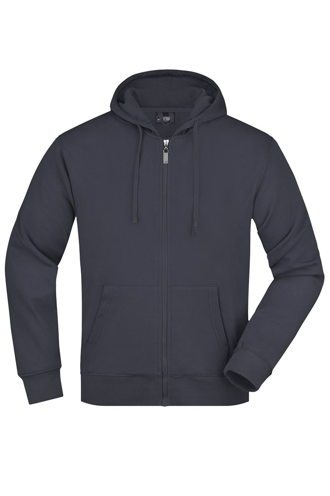 Men's Hooded Jacket - Navy (ca. Pantone 296C)