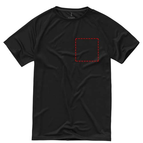 Niagara 145 g/m² cool fit heren t-shirt met korte mouwen