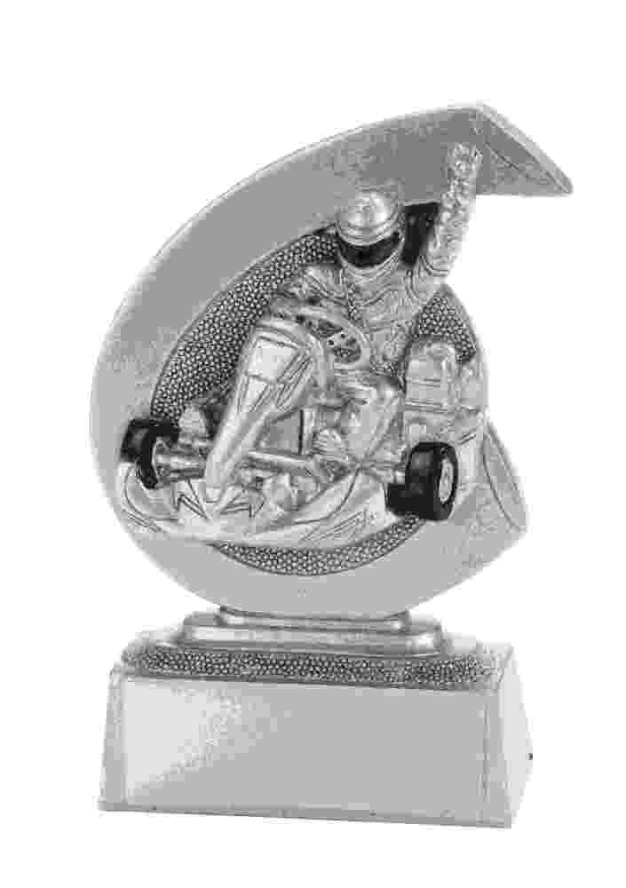 B-FG266 karten - 10 cm hoog - 2. zilver