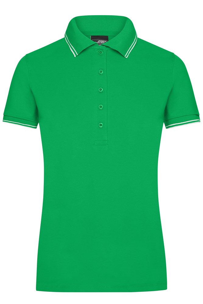 Ladies' Polo - Varengroen/wit (ca. Pantone 347C
whiteC)