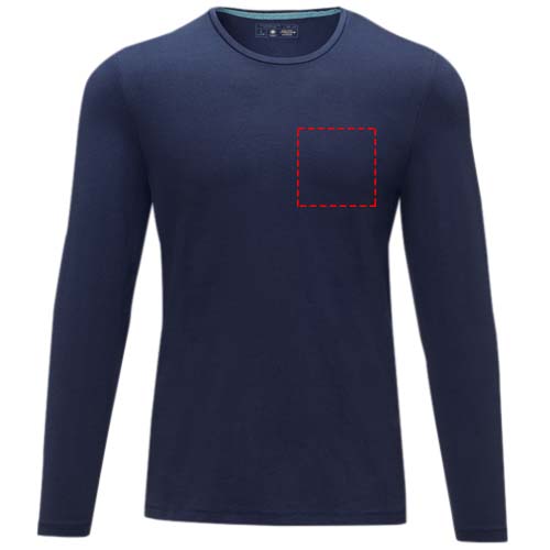 Ponoka biologisch heren t-shirt met lange mouwen