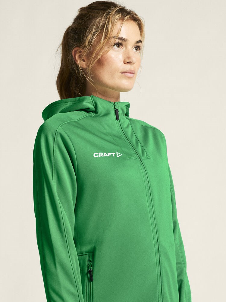 Craft - Evolve 2.0 Brushed Hood Jacket W Team Green L