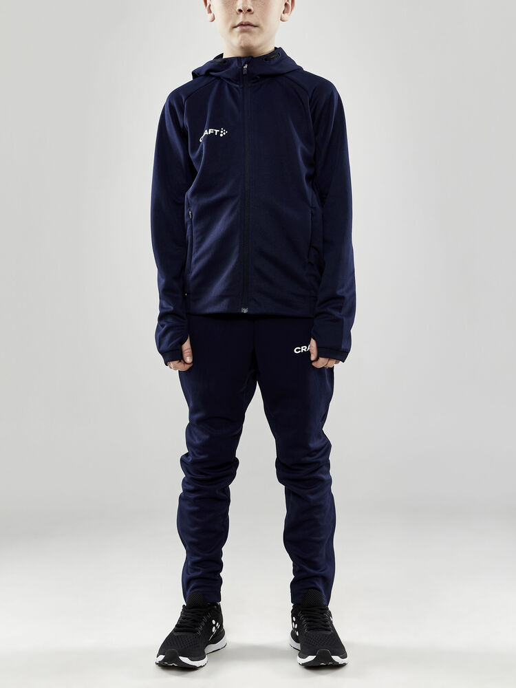 Craft - Evolve Hood Jacket Jr Navy 158/164
