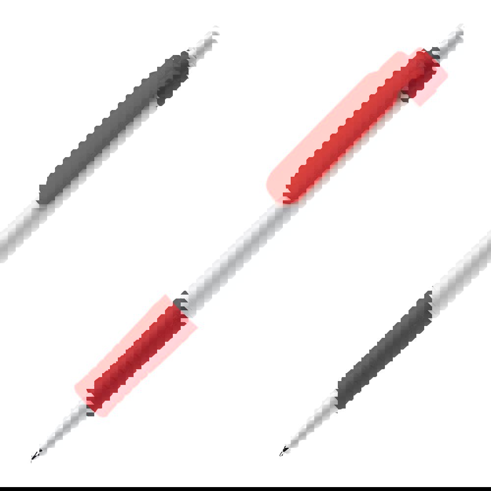Balpen Vegetal Pen hardcolour - Wit / Rood