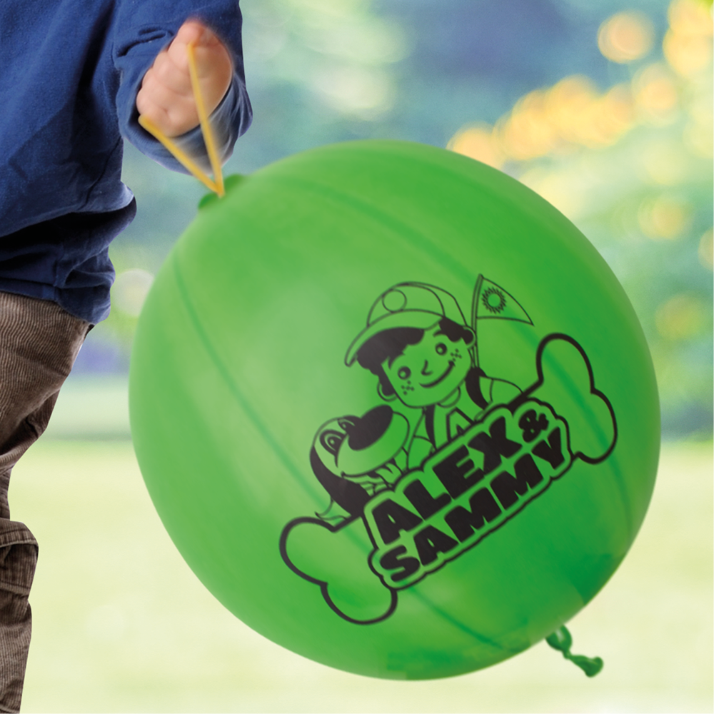 Punchballonnen bedrukt 120/130 cm -  Ø 45 cm - 18 inch