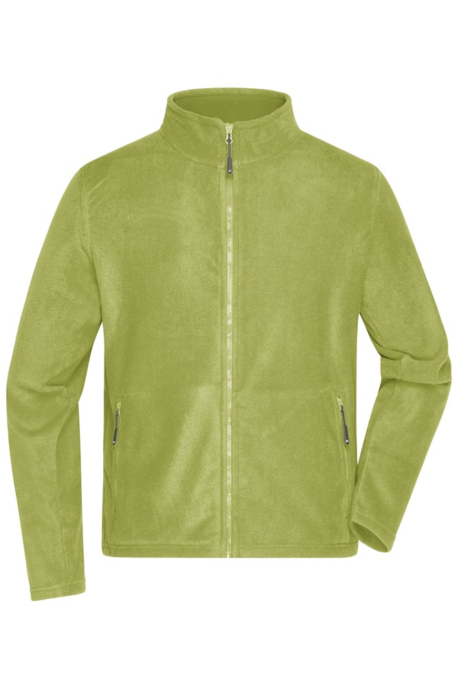 Men's Fleece Jacket - Lime (ca. Pantone 360C)